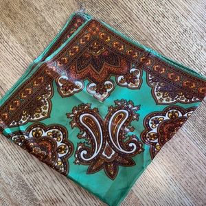 Vintage patterned scarf